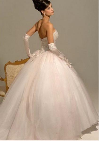 Royal ball gown wedding dress